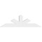 Ekena Millwork Saratoga Architectural Grade PVC Gable Bracket, 72"W x 21"H x 4"D x 6"F, 7/12 Pitch GBP072X21X0406SAR00 - alternate 2